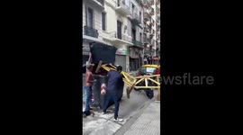 Argentina: Incidents at the retirees' march to Congress in Buenos Aires