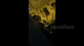 Palestine: Moments when Israeli forces arrest former detainee Ayman Al-Junaidi after raiding his home in Hebron