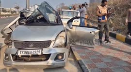 Student killed and five injured in car crash in India