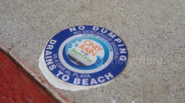 Wildlife habitat becomes overcome with discarded trash during washouts after heavy rainfall and storm surges