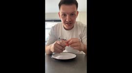 woody / worldofwoody7 tried to inhale another crème caramel