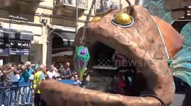 Israel: Grand Purim Parade in Jerusalem, with the theme 