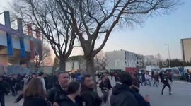 France: Football Match Suspended After Flares Thrown Onto Pitch in Montpellier 3