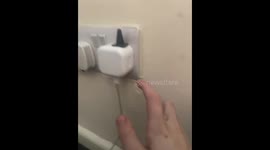 cone falling on a plug