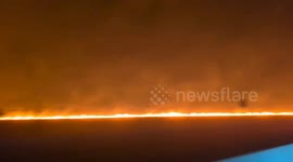 US: Brush Fire Rages in South Miami-Dade, Shutting Down Roads to Florida Keys