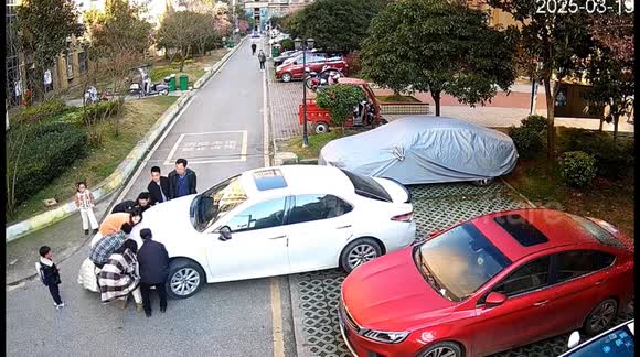Police and locals lift up car to rescue 5-year-old boy trapped ...