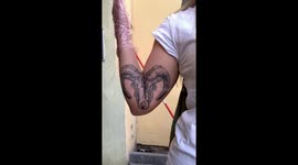 Ram/wolf/skinrip/tattoo/armditch/red/morbide/vienna/kimscheed