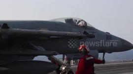 Yemen: U.S. Fighter Jets Blast Houthi Drones Out of Sky with Laser-Guided Rockets