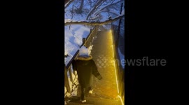 China: Thrilling Crossing Over A Wooden Bridge
