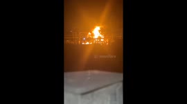 Moment of Hayes Substation Fire Causes Power Outage, Leading to Heathrow Airport Closure