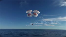 NASA astronauts return on SpaceX Dragon capsule after nine-month ordeal