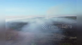 US: Brush Fire Shuts Down US-1 in Miami-Dade as Crews Battle Blaze