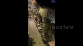 Israeli forces storming the city of Salfit in central West Bank