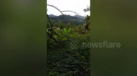 Communist guerrillas clash with soldiers in the Philippines