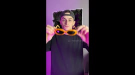 Man creates sunglasses from orange peel