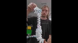 Artist films 'challenging' tie dye project with stunning snake design reveal