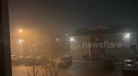 US: Thunderstorms Sweep Through Mississippi With Rain and Lightning