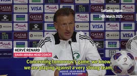 'We must believe in ourselves” - Saudi Arabia head coach Herve Renard ion eve of Japan clash