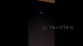 Glowing spiral seen in night sky leaving Europeans baffled