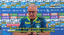 'It will be a fight on the pitch' - Dorival Junior expects fireworks when Brazil take on rivals Argentina