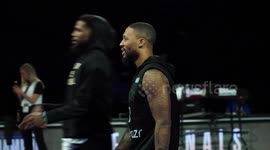 FILE: Bucks say Damian Lillard has deep vein thrombosis in his right calf