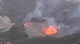 US: Kīlauea Lava Pond Cycles at 100x Speed