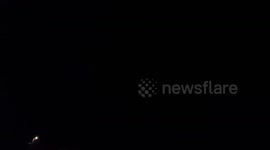 US: Spider Lightning Illuminates Sky Above Cullman Alabama