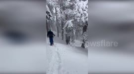 Spain: Guardia Civil Rescues Two in Navacerrada Snow Incidents