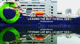 The Fortescue's A Real Zero Ship Seen Moored In The Docklands Of London