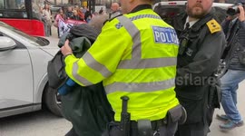 Protest Against Benefit Cuts In Westminster
