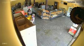 Man Falls Off Chair In Store