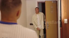 Striking it lucky! Soccer superstar Kylian Mbappe left impressed with his iconic Madame Tussauds makeover