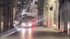 Israeli forces storm the vicinity of Sufian Street in central Nablus