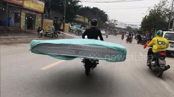Ridiculously overloaded wild motorbikes that carry everything in the weirdest and absurdly ways you can imagine In Vietnam