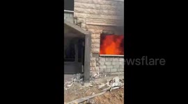 Lebanon: A fire broke out in an uninhabited house in the town of Khiam, southern Lebanon