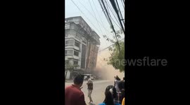 Myanmar earthquake: Several buildings on verge of collapse in Mandalay