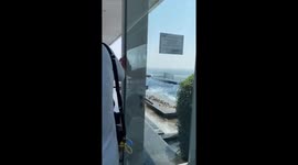 Dramatic Footage Shows Rooftop Pool Water Surging During Bangkok Earthquake