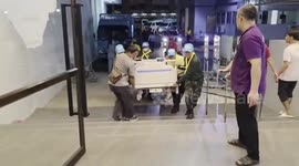 Thailand: Royal Thai Army Sets Up Beds in Rajavithi Hospital Gymnasium as Temporary Hospital After Earthquake