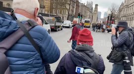 UK: Protest Against Benefit Cuts In Westminster