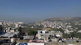 View and daily life at the New Askar Refugee Camp in Nablus