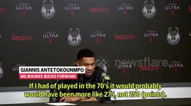 ‘Great compliment’ but Giannis Antetokounmpo plays down LeBron praise