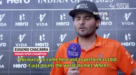 Indian Open victory ‘will change my life’ - Eugenio Chacarra