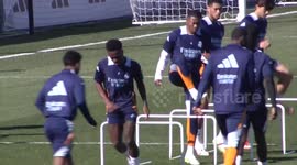 Mbappe and Modric have comical collision as Real prepare for Sociedad in Copa Del Rey