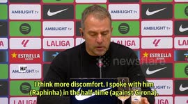 'He said: coach I do not feel so good' - Hansi Flick's concern for Raphinha ahead of Barcelona's match with Atletico Madrid