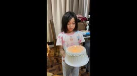 Little girl makes birthday wish for her mum to come home