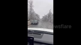 Canada: Aftermath of the powerful ice storm in Ontario