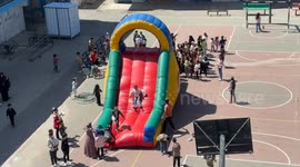 Gaza's war-weary children find fleeting respite in toys on 3rd day of Eid