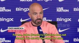 'Jadon Sancho could do better' - Head coach Enzo Maresca coy on forward's future at Chelsea