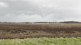 tornado forming west of fisher il