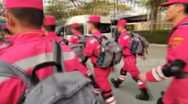 Myanmar (Burma): Chinese rescuers continue to search for earthquake survivors from rubble in Mandalay